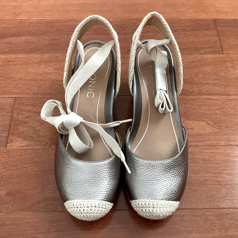 Vionic Espadrille Wedge Lace-Up Sandal